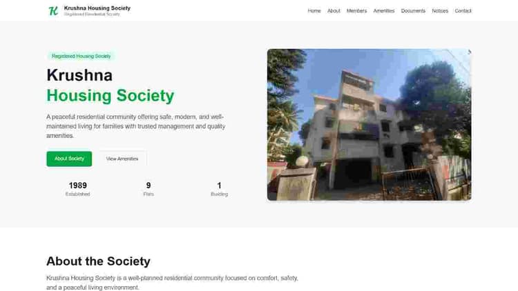 Krushna Housing Society, Satara image